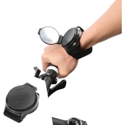 Portable Adjustable 360 Degrees Rotation Outdoor Cycling Bicycle Wrist Strap Back Mirror Bike Riders Wear Rearview Mirrors