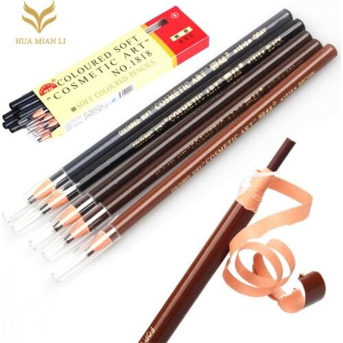 1PCs Permanent tattoo Waterproof eyebrow pencil cosmetics for makeup lapiz cejas Eye Brow Positioning Lip Pen Tools maquillaje