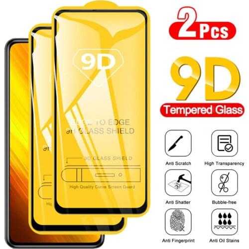 2 Pcs Glass, Poco-X3 NFC Glass for Poco X 3 NFC Screen Protectors Pocophone X3 Pro Tempered Glass Protector Xiaomi Poco X3 Glass