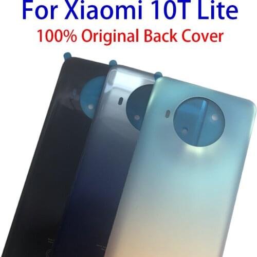 20Pcs/Lot，100% New Original For Xiaomi Mi 10T Lite Replacement Glass Battery Back Cover Case Door Housing With Glue Adhesive