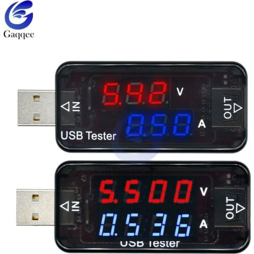 4 3-bit USB Current Voltage Charging Detector Mobile Power Current Voltage Voltmeter Ammeter USB Charger Tester High Precision