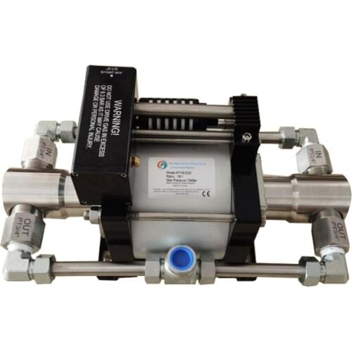 Free shipping Wellness Model :AT16-CO2 50-120 Bar High flow pneumatic Liquid CO2 pump for fast refilling CO2 cylinder
