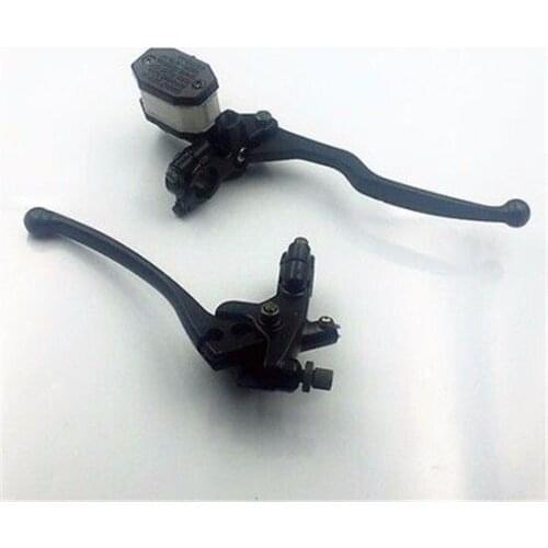 Black 7/8" 22mm Handlebar Brake Clutch Lever Motorbike For Honda Kawasaki Suzuki