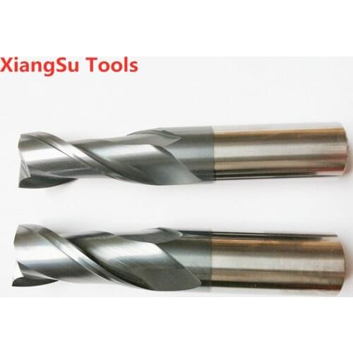 D1-D4mm 2Flutes Hrc45 Endmill CNC Milling Cutter Alloy Tungsten Steel Cnc Maching Milling Machine Tools For Steel