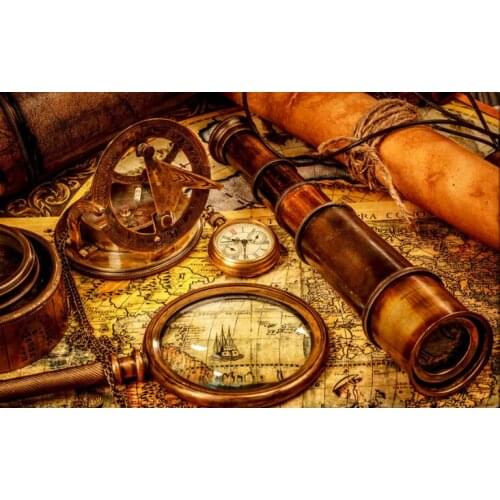 Nautical map The wooden puzzle 1000 pieces ersion jigsaw puzzle white card adult childrens educational toys