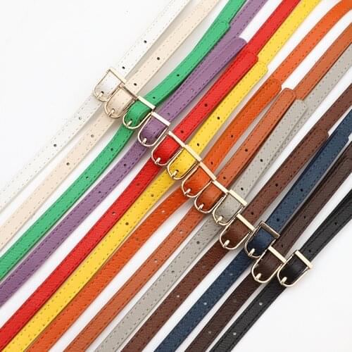 New 128cm PU Leather Shoulder Bag Strap Long Bag Handles DIY Replacement Purse Handle for Handbag Belts Strap Bag Accessories