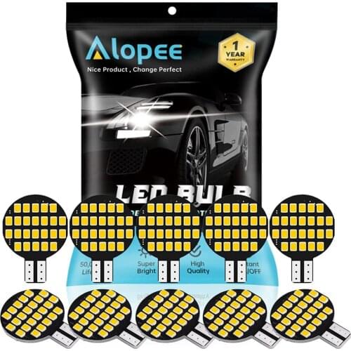 10Pack 921 194 T10 24 SMD Canbus LED Bulb White / Warm White 12V-24V Boat Lamp RV Trailer Camper Ceiling Dome Map Interior Light