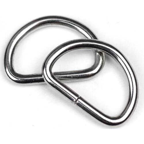 10 pieces/lot) 30mm Metal D-shaped buckle. metal D buckle. D ring. Semicircle button. Bags mountaineering backpack accessories