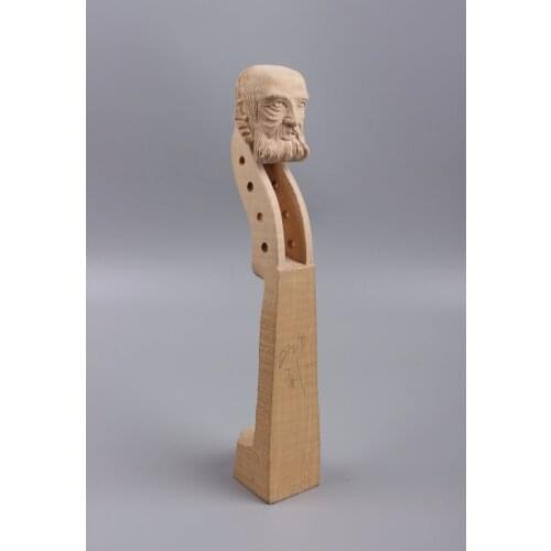 New 1pcs 4/4 violin parts,hand carved maple violin neck Top grade