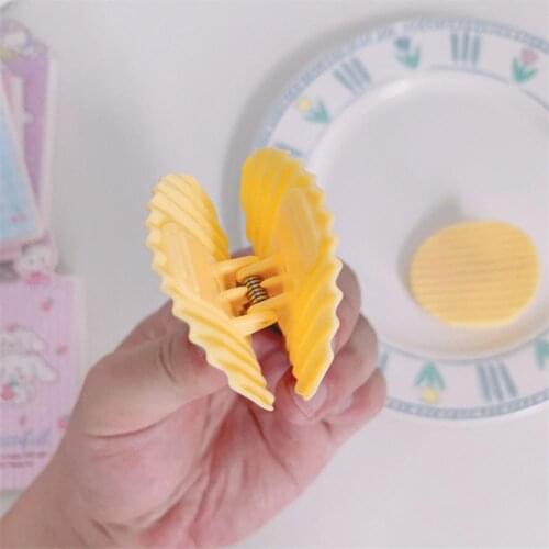 Dense Durable Unique Potato Chip Shape Food Bag Clips for Restaurant