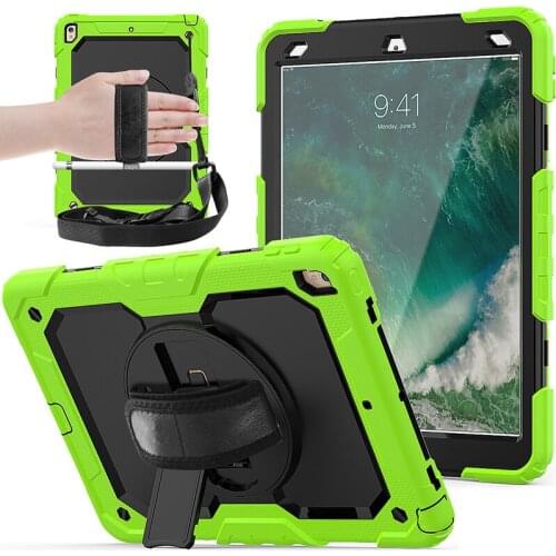 Shockproof Protective Silicone Cover with Shoulder Strap for Apple iPad Air 3 10.5" 2019 iPad Pro 10.5 2017 Tablet