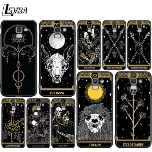 Death Tarot For Samsung Galaxy J2 J3 J4 Core J5 J6 J7 J8 Prime duo Plus 2018 2017 2016 Silicone Phone Cover
