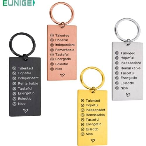 Inspirational Keychain Key Ring Gifts for Teen Girls Women Friends Sister Daughter KeyChain Birthday Encouragement Gifts for Her