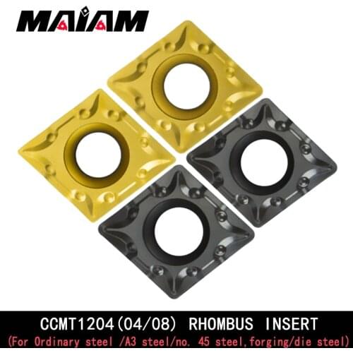 High-quality CCMT carbide CNC Turning tool CCMT1204 CCMT120404 CCMT120408 Rhombus insert for SCLCR SCLCR1616 SCLCR2020 tool rod