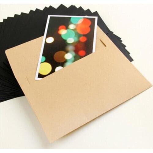 10pcs/lot 16*11cm retro window envelope wedding party letter invitation greeting cards cover gift wallet envelope