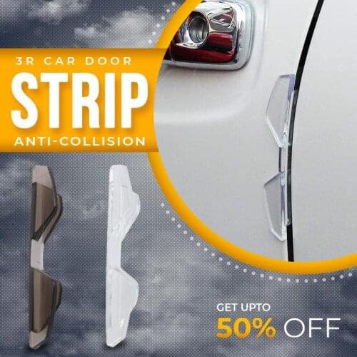 4PCS 3R Car Door Anti-Collision Strip Car Anti-Collision Strip Car Door Guard Protector Door Edge Trim Guard Styling Moulding An