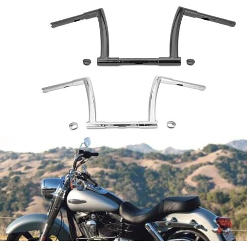 Motorcyle 10" Rise Ape Hangers Handlebar For Harley Softail Dyna FLD Sofail Road Glide Accessories