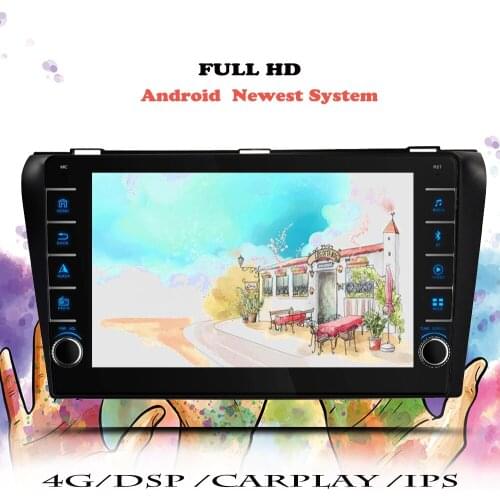 Car Radio Android For Mazda 3 2004 2005 2006 2007 2008 2009 maxx axel Multimedia Player 2din DVD Carplay Navigation GPS Cassette