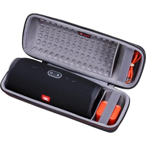 XANAD EVA Case for JBL Charge 4 Portable Hard Wireless Bluetooth Speaker Fits USB Cable and Charger Storage case