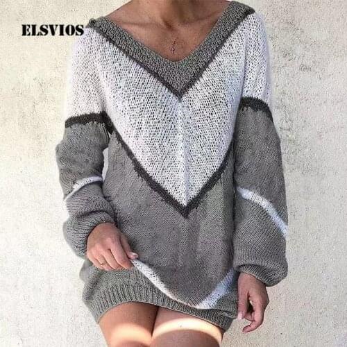 Модные вязаные платья ELSVIOS China At AliExpress