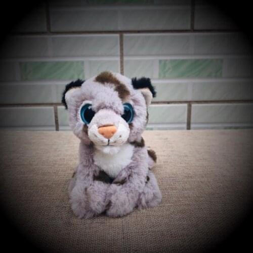 2019 Seated Snow Leopard Plush Toys Simulation Giant Squid Stuffed Toys White Cute Animal Plush Dolls for Kids Girls Gifts