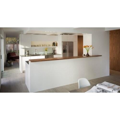 Free design customized high gloss lacquer kitchen cupboard solid wood kitchen cabinet modern kitchen countertop quartz stone