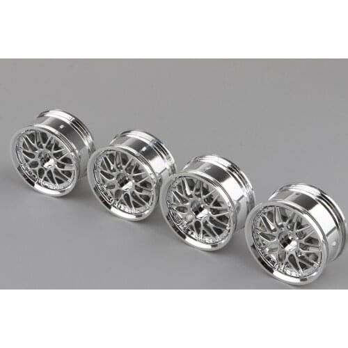4 Pieces 2.05inch 52mm Wheel Rim For HSP94123 & Sakura CS/D4 716 1:10 Racing Cars