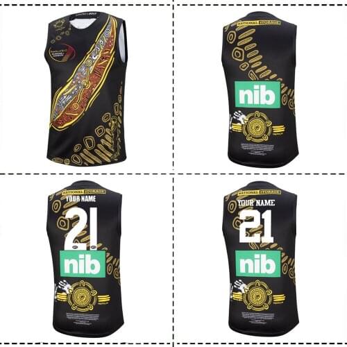 2021 RICHMOND TIGERS HOME GUERNSEY 2021/2022 Richmond Tigers Guernsey INDIGENOUS RUGBY JERSEY size S--3XL