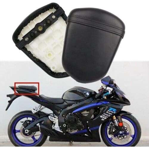Motorcycle Passenger Rear Seat Pillion Cushion Pad Fit For GSXR600/750 K6 K7 2006 2007