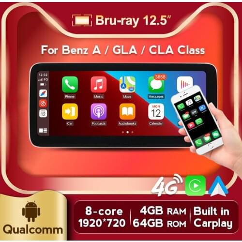 MSM8953 Qualcomm Android 10 For Mercedes benz A class W176/CLA Class W117 / GLA X156 2013-2018 Carplay Autoradio head unit