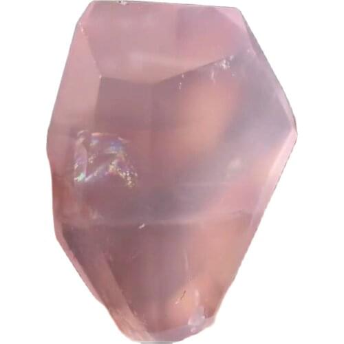 Natural pink crystal with shape healing, home decoration energy crystal