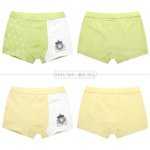 2-3-5-12 years old baby underwear childrens cotton underwear boys boxer students boyshort kids underwear shorts