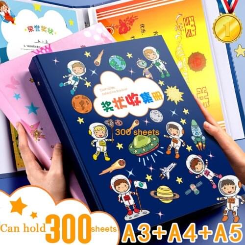 A3 File Folders Award Collection Book A4 Certificate Storage Picture Album A5 Photo Storage Photo Album Ppaper Booklet Folders