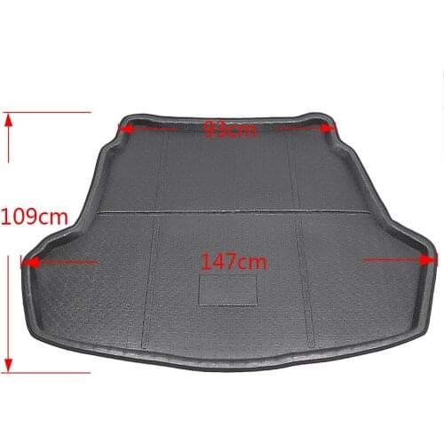 Car Rear Trunk Cargo Liner Boot Mat Floor Tray Carpet Mud Protector Cover For Kia Optima K5 2016 2017 Auto Car Accessories