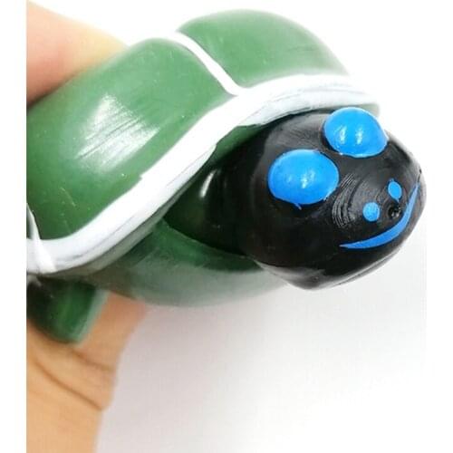 D7WF Party Supplies Novelty Turtle Prank Toy for Kids Practical Joke Toy Prop Set Anti-anxiety Squeeze Pinch Toy Tortoise