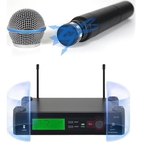 UHF Professional Wireless Microphone System SLX SLX24 Super Cardioid BETA Handheld Microfone Mic Top Quality