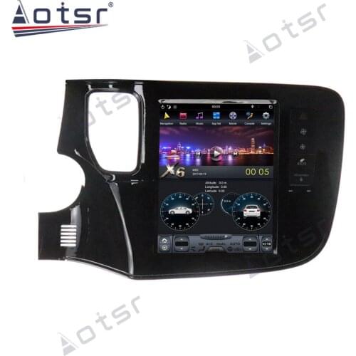 Aorts Vertical Tesla PX6 Android 9.0 RAM 4GB CARPLAY Car Radio Player For Mitsubishi OUTLANDER 2014-2019 Car GPS Navigation DSP