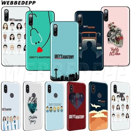 WEBBEDEPP Grey Anatomy Soft TPU Case for Xiaomi Redmi Mi Note 8t 10 MAX A1 A2 5X 6X 3 6 8 9 SE F1 Lite