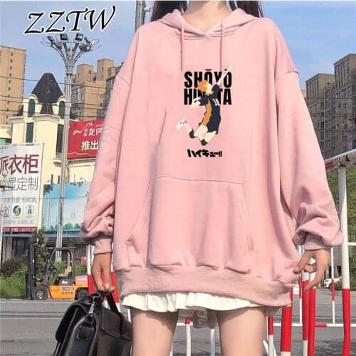 Oya Oya Oya Haikyuu Women Cartoon Graphic Hoodie Anime Bokuto Manga Shoyo Volleyball Creative Sweatshirt Japanese Kuroo