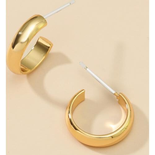 MANGOSKY 925 Silver Simple Style Earrings 925 Silver Auricular Needle 1 Pair For Women