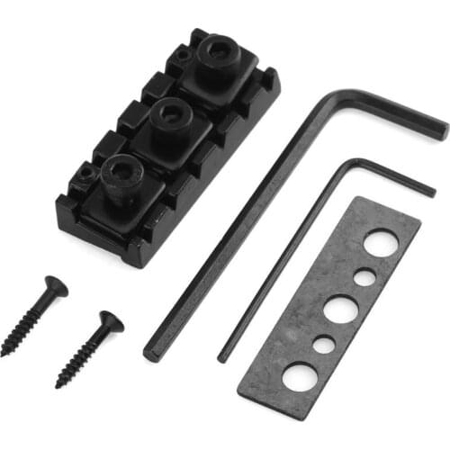 42.5mm Zinc Alloy Electric Guitar Locking Nut String Lock with Allen Wrench Guitar Parts & Accessories