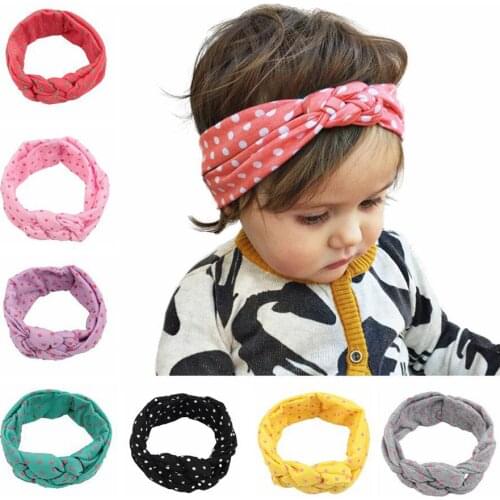 60pcs/lot DIY Simple Multi Cotton Cloth Head Bands Handmade Knitting Peace Cross HeadBands Hair Styling Tools Accessory HA1079