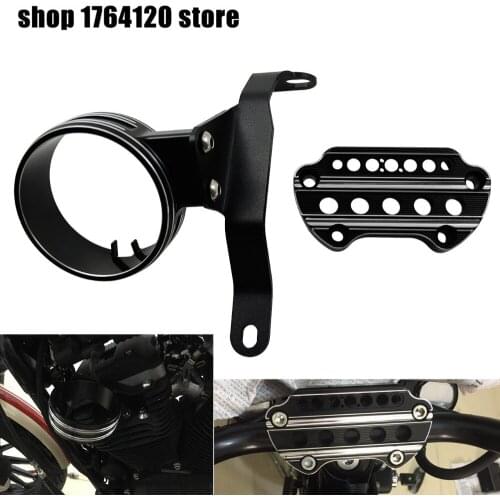 Motorcycle Instrument speedometer Bracket Case Housing Side Mount Relocation Cover For Harley Sportstser 883 2004-2016 2017 2018