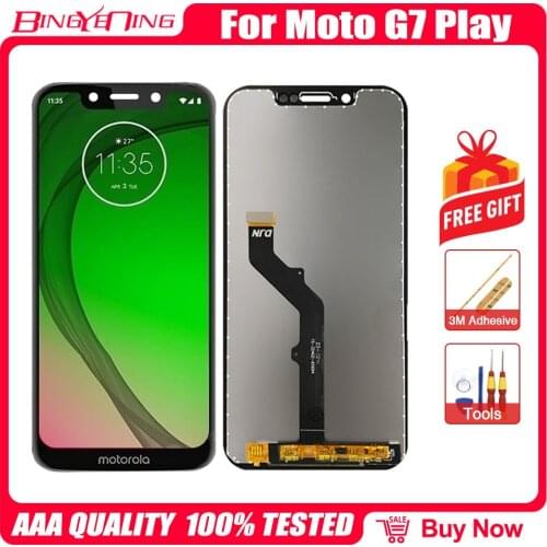 For Motorola Moto G7 Play Display LCD Touch Screen Digiziter Assembly Moto G7Play XT1952 LCD