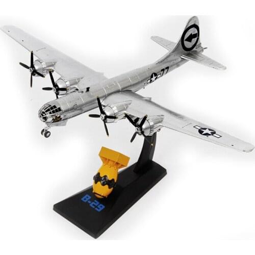 Length 20cm Simulation Bomber Model 1:144 Scale for Ornaments Collection Air Force Military Aircraft Maquette B29