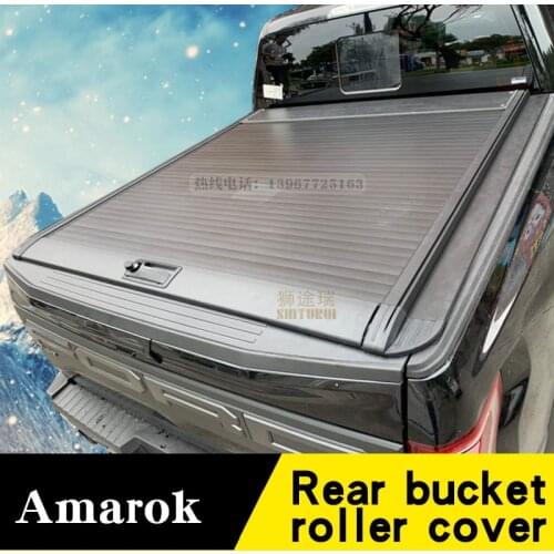 FOR vw AMAROK (2HA, 2HB, S1B, S6B, S7A) [2010-today pickup modified manual roller blinds Crew Cab rear cover sliding flat cover