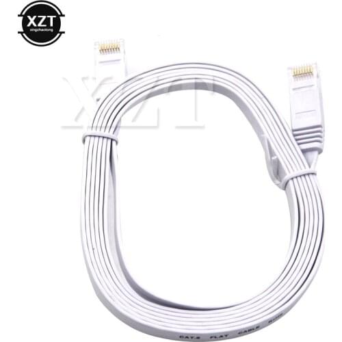 Hot sale RJ45 CAT6 Flat Ethernet Network LAN Cable UTP Patch Router Computer Ethernet Cables