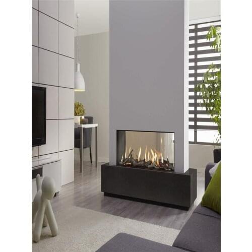 Inno-Fire 30 inch real fire indoor intelligent smart alcohol alexa wlan double sided ethanol insert fireplace