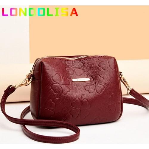 Fashion Small Cross Shoulder Messenger Bag Womens Leather Coin Mobile Phone Bag Fall Mini Crossbody Bags and Purse for Women