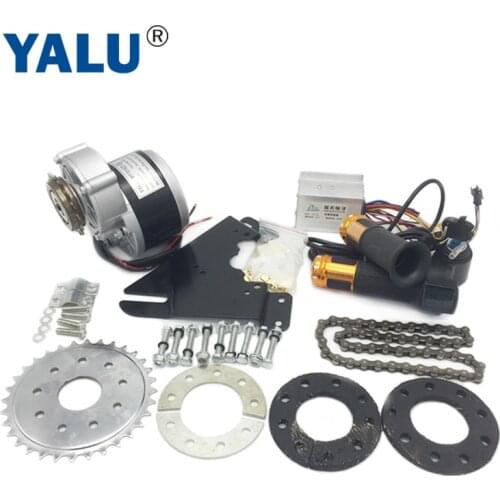 24/36V 250W Left Side Freewheel DIY Mountain Electric Bicycle Motor Kit With MY1016Z2 EBIKE Twist Thumb Throttle and Rubber Part